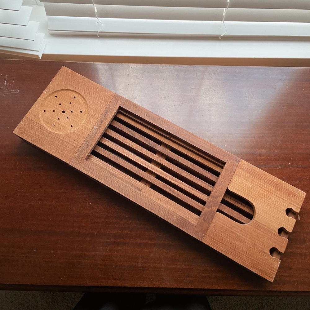 Wooden Bath Caddy